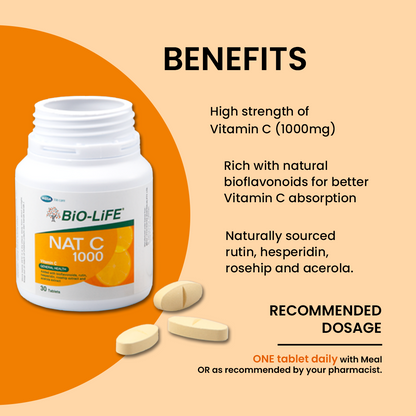 BiO-LiFE Nat C 1000mg [ 150 tablets ]