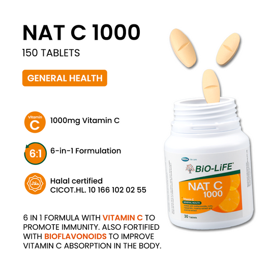 BiO-LiFE Nat C 1000mg [ 150 tablets ]
