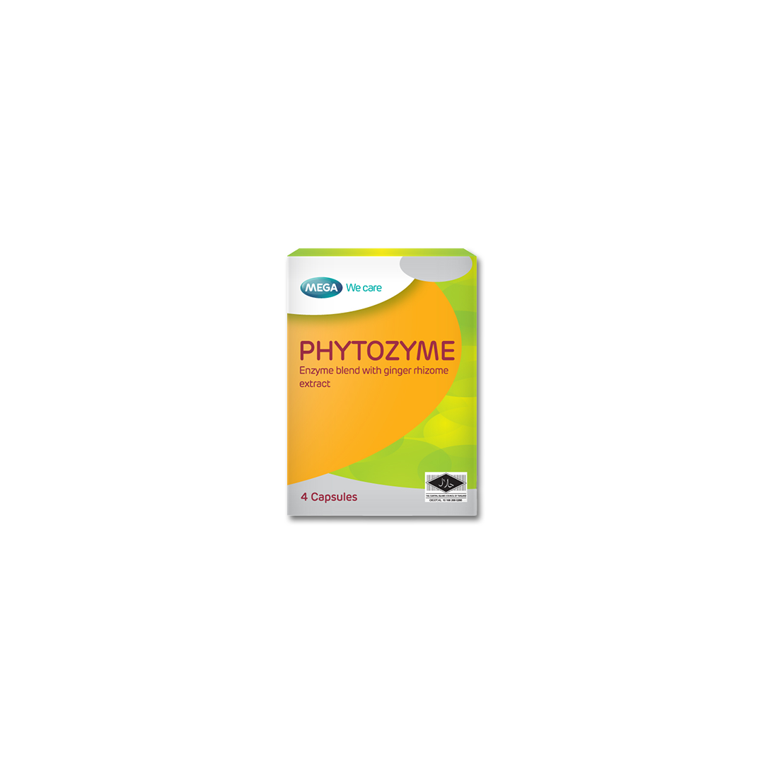 MEGA WE CARE Phytozyme [ 4 capsules ]